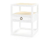 Polo One-Drawer Side Table, White - Bungalow 5