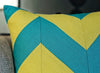 Slubby Linen Zig Zag Pillow - 22x22 - Ryan Studio