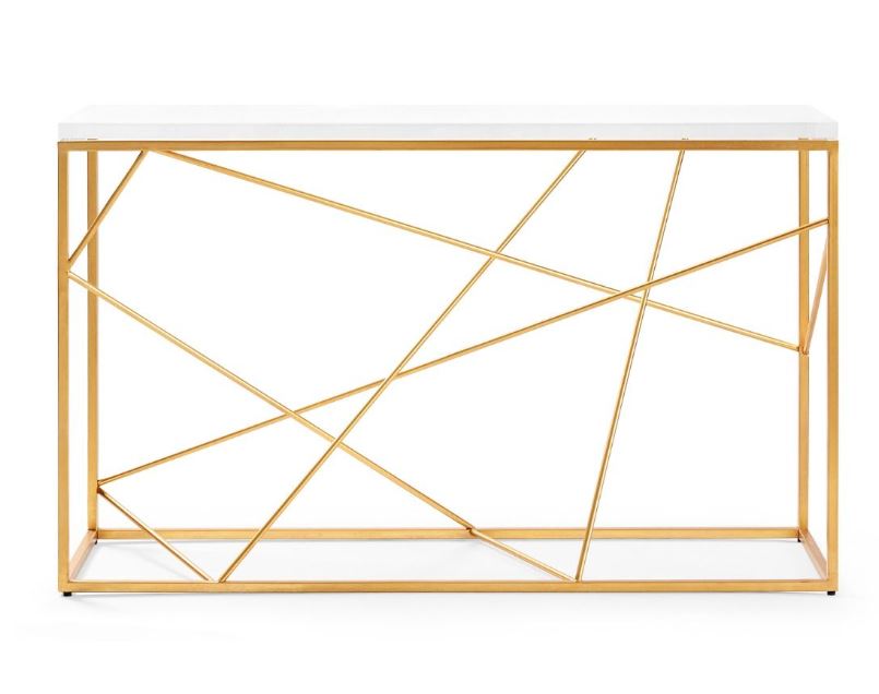 Console Spiro Spiro Console, Gold - Bungalow 5 | Luxe Home Philadelphia