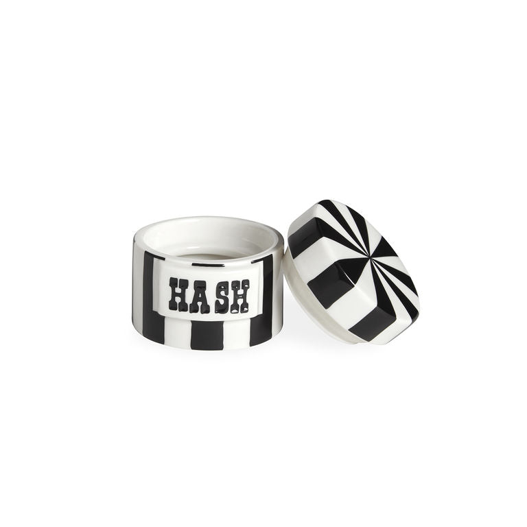 Tablier ajustable rayé noir et blanc Tablier ajustable rayé noir et blanc