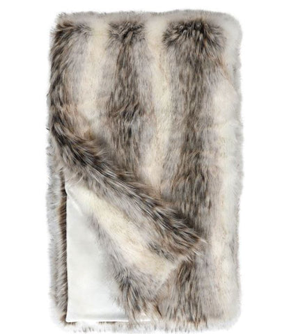 Limited Edition Tundra Wolf Throw - Fabulous Furs